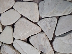 Камень серо-зеленый галтованый