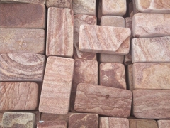 Брусчатка коричневая термо галтованая