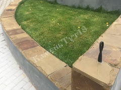 Плитка серо-зеленая со сколом