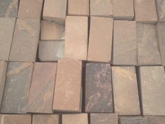 Брусчатка серо-зеленая пиленая термо